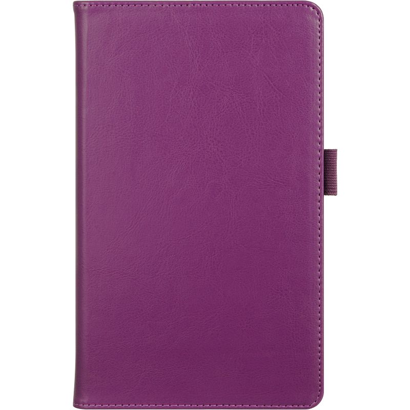 SAMSUNG GALAXY TAB PRO 8.4 - LUXMO LEATHER TABLET COVER W/ CARD SLOTS - PURPLE