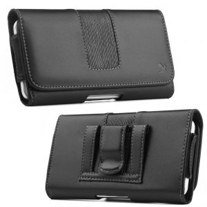 UNIVERSAL LUXMO - EXTRA LARGE HORIZONTAL POUCH - BLACK