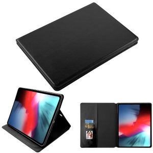 Apple Ipad Pro 12.9 (2018) - Mybat Myjacket Element Series Wallet Tablet Case W/ Card Slots - Black