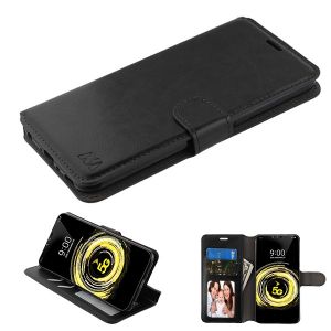 Lg V50 Thinq - Mybat Myjacket Element Series Wallet Case - Black
