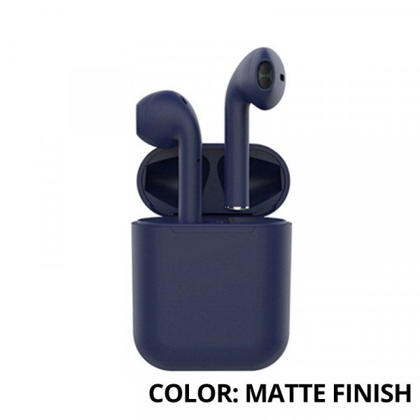 Bluetooth 5.0 True Wireless Earbuds Headset (Matte Navy Blue)