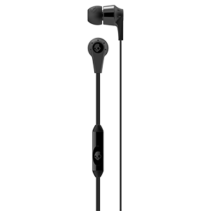 SKULLCANDY INK'D+ WIRED EARBUDS W/ MICROPHONE - BLACK