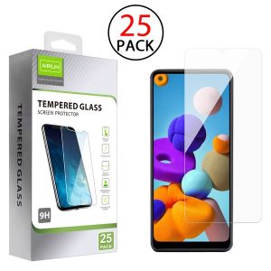 Samsung Galaxy A21 - Airium 25 Pack Tempered Glass Screen Protector 2.5d - Clear