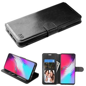 Samsung Galaxy S10 5g - Mybat Myjacket Element Series Wallet Case - Black