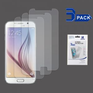 Samsung Galaxy S6 - Asmyna 3-Pack Lcd Screen Protectors - Clear