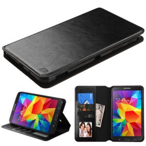 Samsung Galaxy Tab 4 7.0 - Mybat Myjacket Wallet Tablet Case - Black