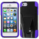 Asmyna Advanced Armor Stand Protector Cover for Apple iPhone 5s/5 / SE - Purple Inverse