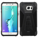 Asmyna Advanced Armor Stand Protector Cover for Samsung Galaxy S6 edge Plus - Black Inverse