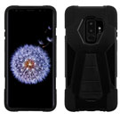Asmyna Advanced Armor Stand Protector Cover for Samsung Galaxy S9 Plus - Black Inverse