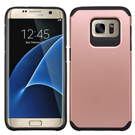 Asmyna Astronoot Protector Cover for Samsung G935 (Galaxy S7 Edge) - Rose Gold / Black