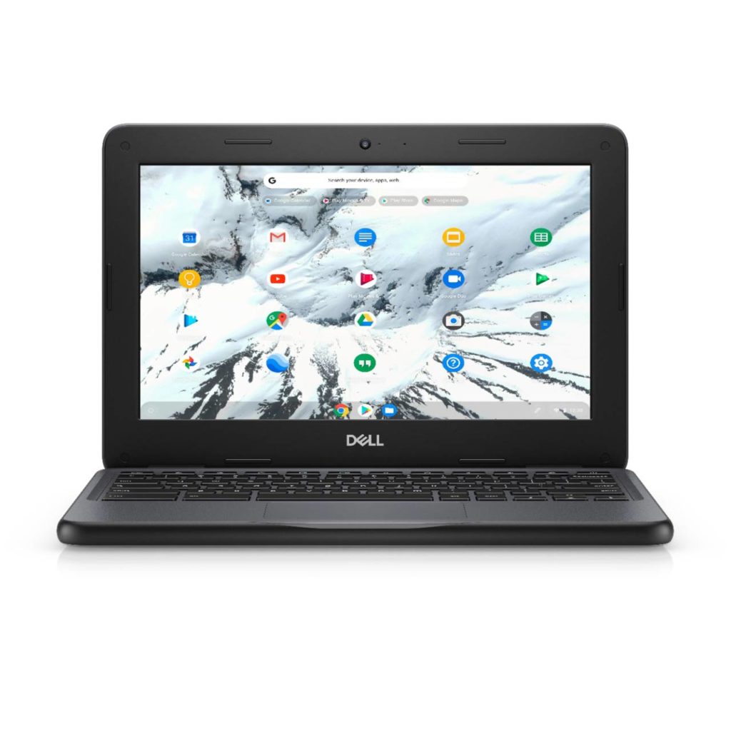 Dell Chromebook 11” 3000 (3110),  Intel Celeron N4500,  11.6-inch HD,   4GB Memory,  32GB eMMC Hard Drive,   Wi-Fi 6 Chrome OS,    Like New (Refurbished),    1 Year Manufacturer warranty