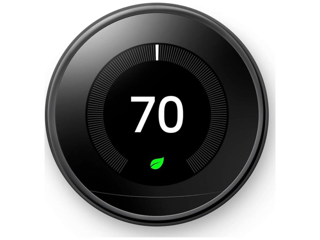 Google NEST LEARNING THERMOSTAT 3RD GEN T3018US-R BLACK