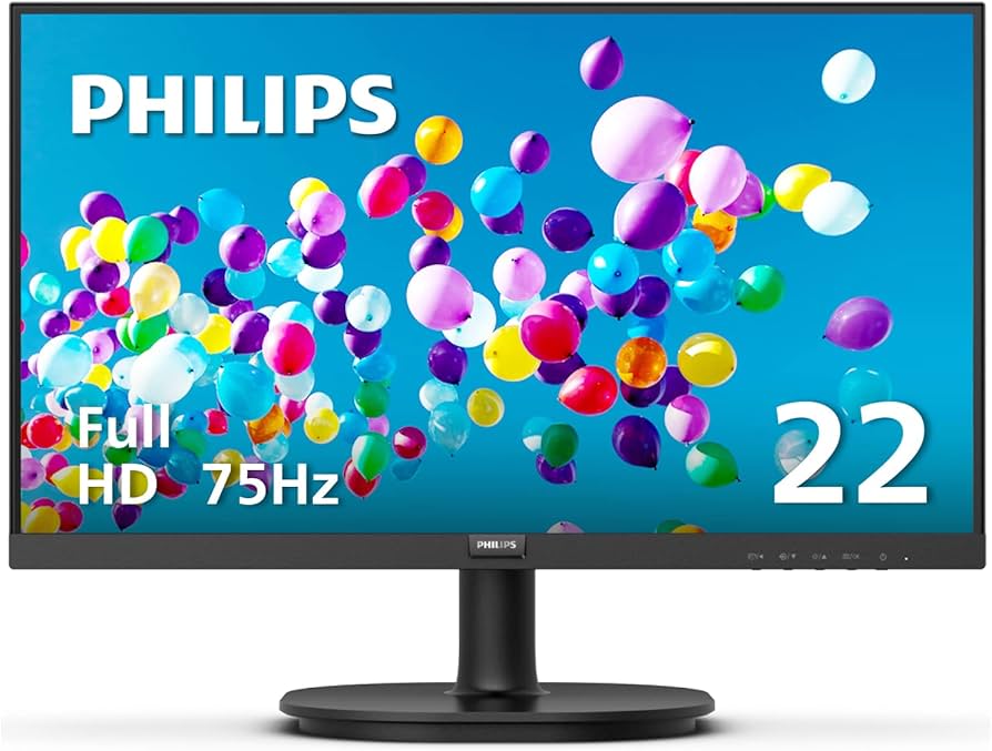 PHILIPS 221V8L - 22 Monitor, LED, FHD (1920x1080), VGA, HDMI