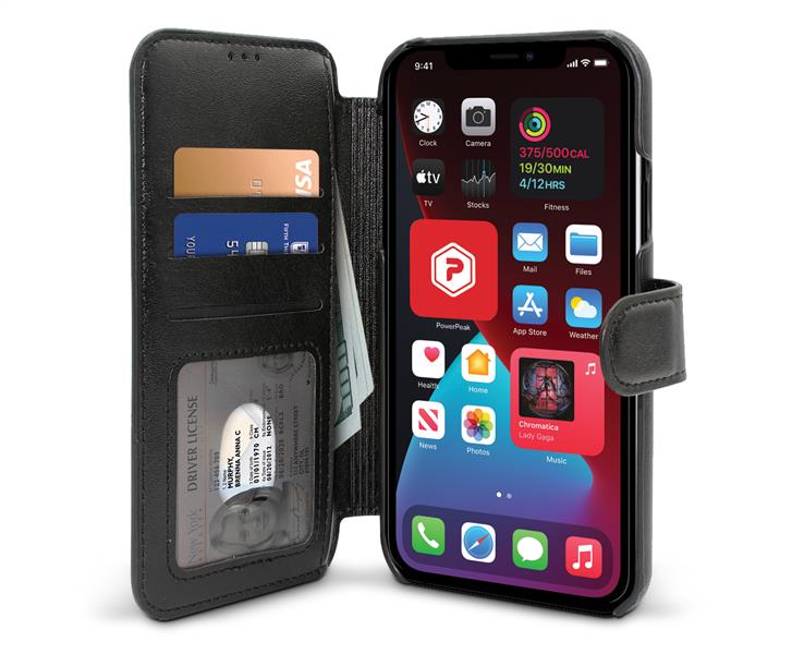 Base Folio Exec Wallet Case iPhone 12 Pro Max (6.7) - Black