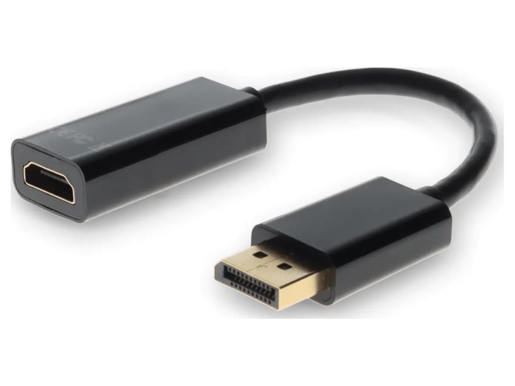 AddOn 8in DisplayPort to HDMI Adapter Cable - adapter - DisplayPort / HDMI - 7.9 in