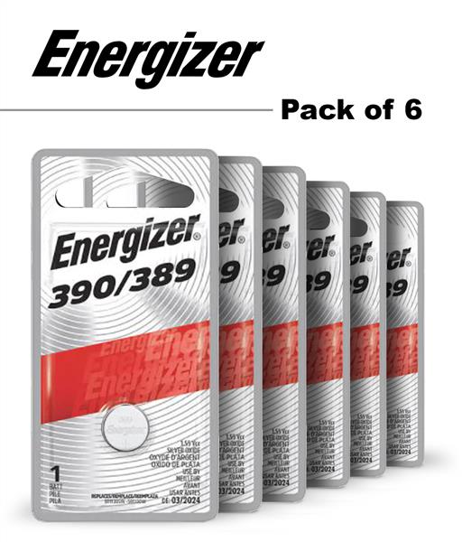 Energizer 390/389 Coin Batteries - 1 Pack - 6 count