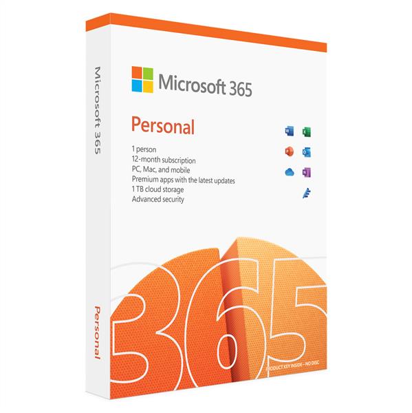 Microsoft 365 Personal - box pack (1 year) - 1 person