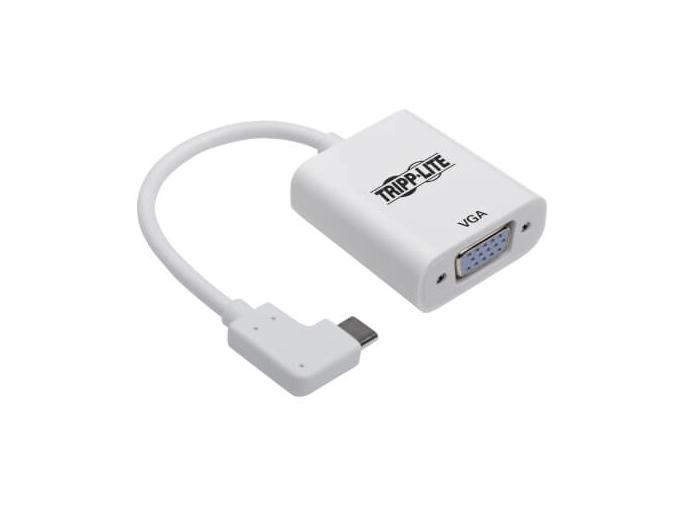 TrippLite RIGHT-ANGLE USB C TO VGA ADAPTER M/F 6IN