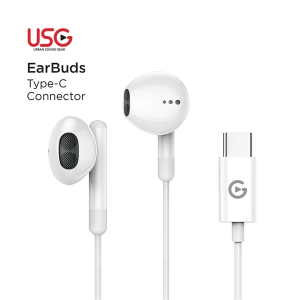 Urban Sound Gear Type C  Headphone - White