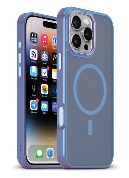 xBase iPhone 16  Pro Max - DuoHybrid MagSafe Compatible - Reinforced  Protective Case  - Blue