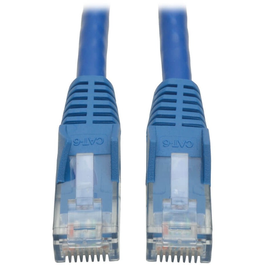 Eaton Tripp Lite Series Cat6 Gigabit Snagless Molded (UTP) Ethernet Cable (RJ45 M/M), PoE, Blue, 14 ft. (4.27 m)