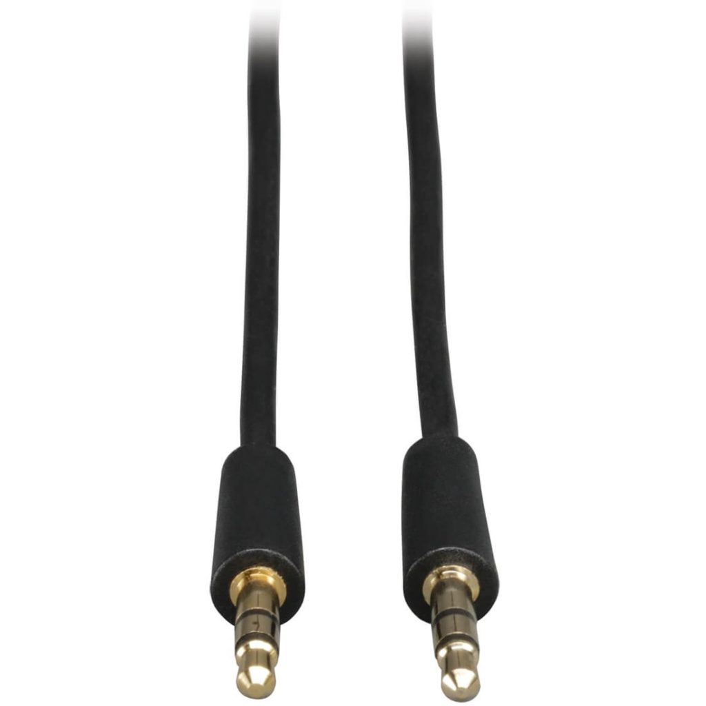 Eaton Tripp Lite Series 3.5mm Mini Stereo Audio Cable for Microphones, Speakers and Headphones (M/M), 6 ft. (1.83 m)