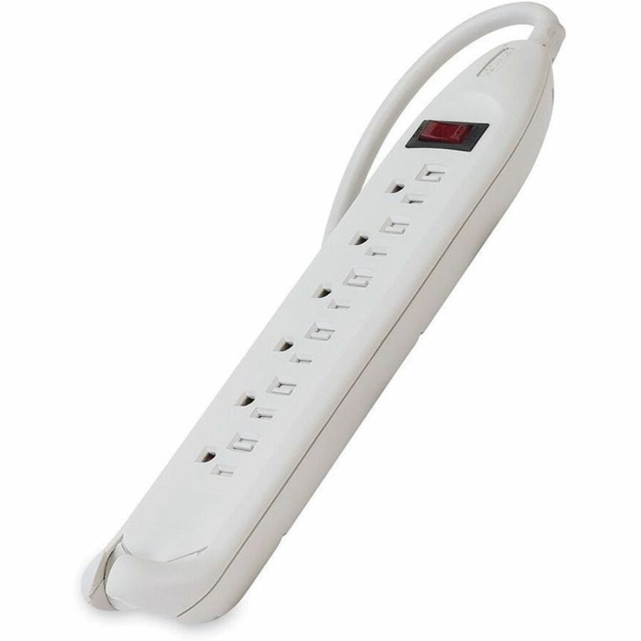 Belkin 6-Outlet Power Strip w/ On-Off Switch - 12ft Cord - Straight Plug - White