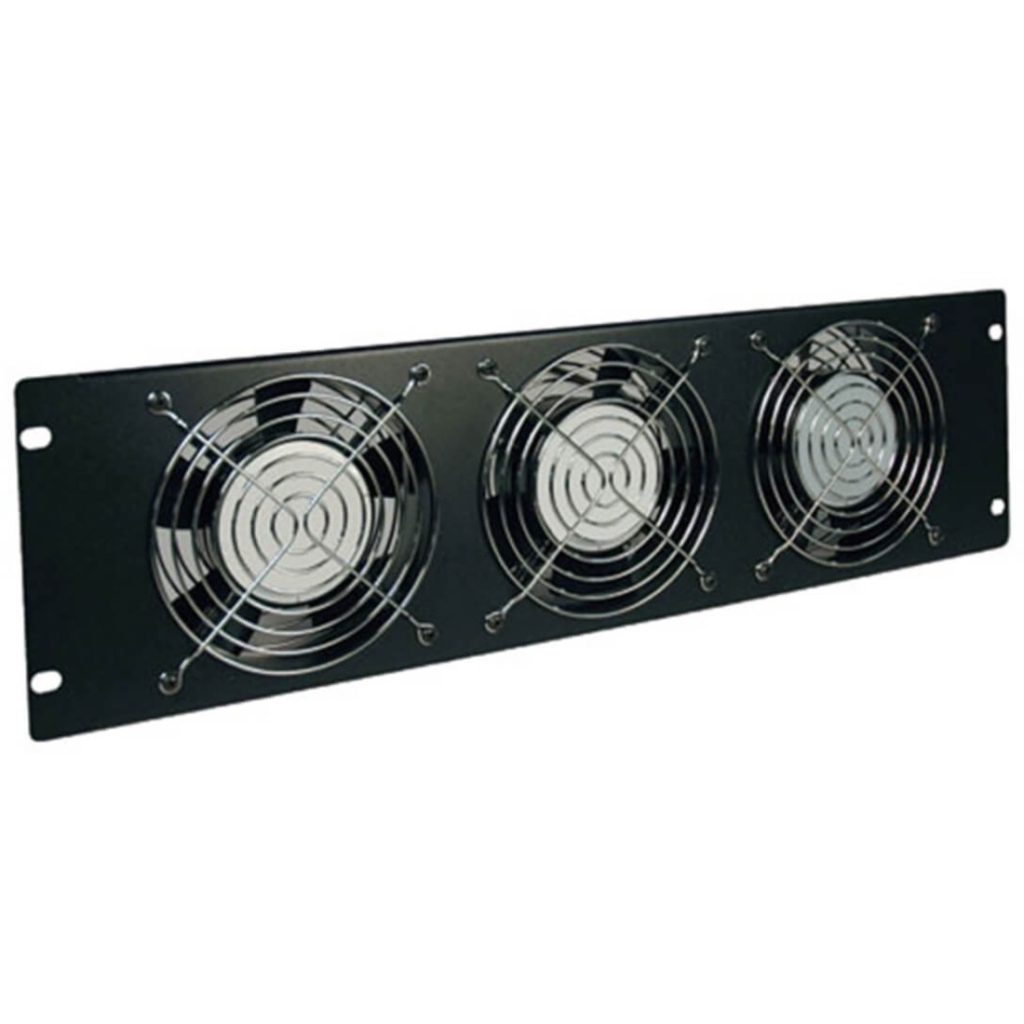 Tripp Lite by Eaton SmartRack 3U Fan Panel - 3-120V high-performance fans; 210 CFM; 5-15P plug