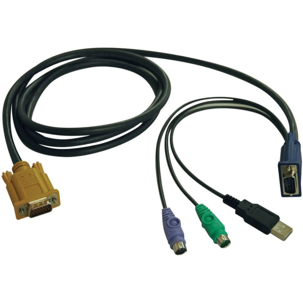 Tripp Lite by Eaton USB/PS2 Combo Cable for NetDirector KVM Switches B020-U08/U16 and KVM B022-U16, 15 ft. (4.57 m)