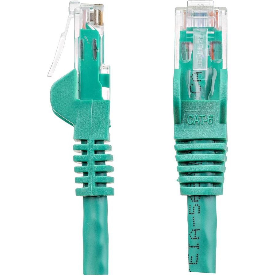 StarTech.com 100ft CAT6 Ethernet Cable - Green Snagless Gigabit - 100W PoE UTP 650MHz Category 6 Patch Cord UL Certified Wiring/TIA