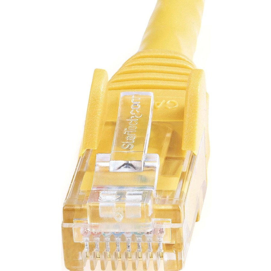 StarTech.com 50ft CAT6 Ethernet Cable - Yellow Snagless Gigabit - 100W PoE UTP 650MHz Category 6 Patch Cord UL Certified Wiring/TIA