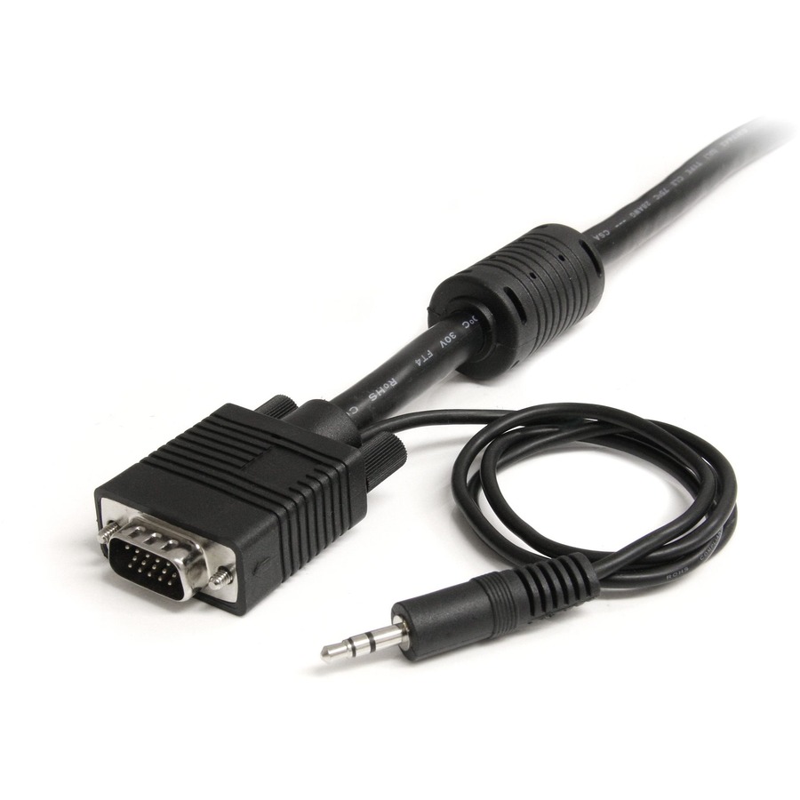 StarTech.com 15 ft Coax High Resolution Monitor VGA Cable with Audio HD15 M/M