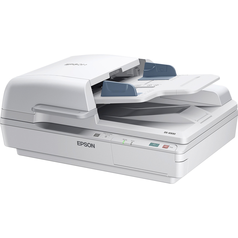 Epson WorkForce DS-6500 Flatbed Scanner - 1200 dpi Optical - White