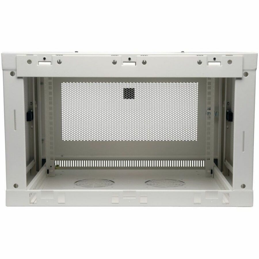 Eaton Tripp Lite Series SmartRack 6U Low-Profile Switch-Depth Wall-Mount Mini Rack Enclosure, White