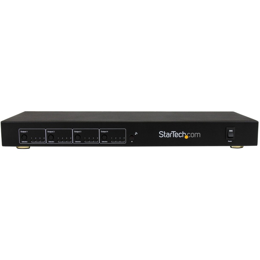 StarTech.com 4x4 HDMI Matrix Switcher and HDMI over HDBaseT CAT5 Extender - 230ft (70m) - 1080p