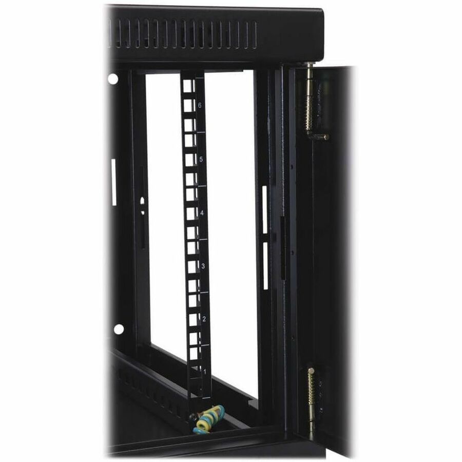 Eaton Tripp Lite Series SmartRack 6U Low-Profile Switch-Depth Wall-Mount Mini Rack Enclosure with Clear Acrylic Window