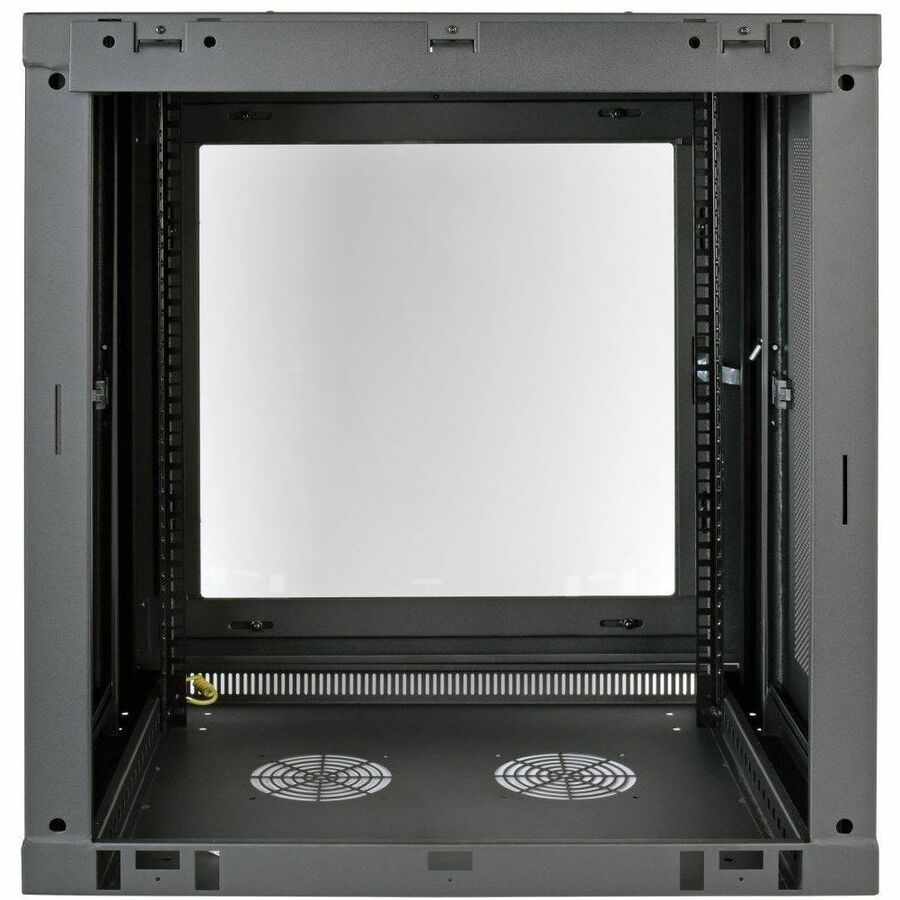 Eaton Tripp Lite Series SmartRack 12U Low-Profile Switch-Depth Wall-Mount Small Rack Enclosure, Clear Acrylic Window