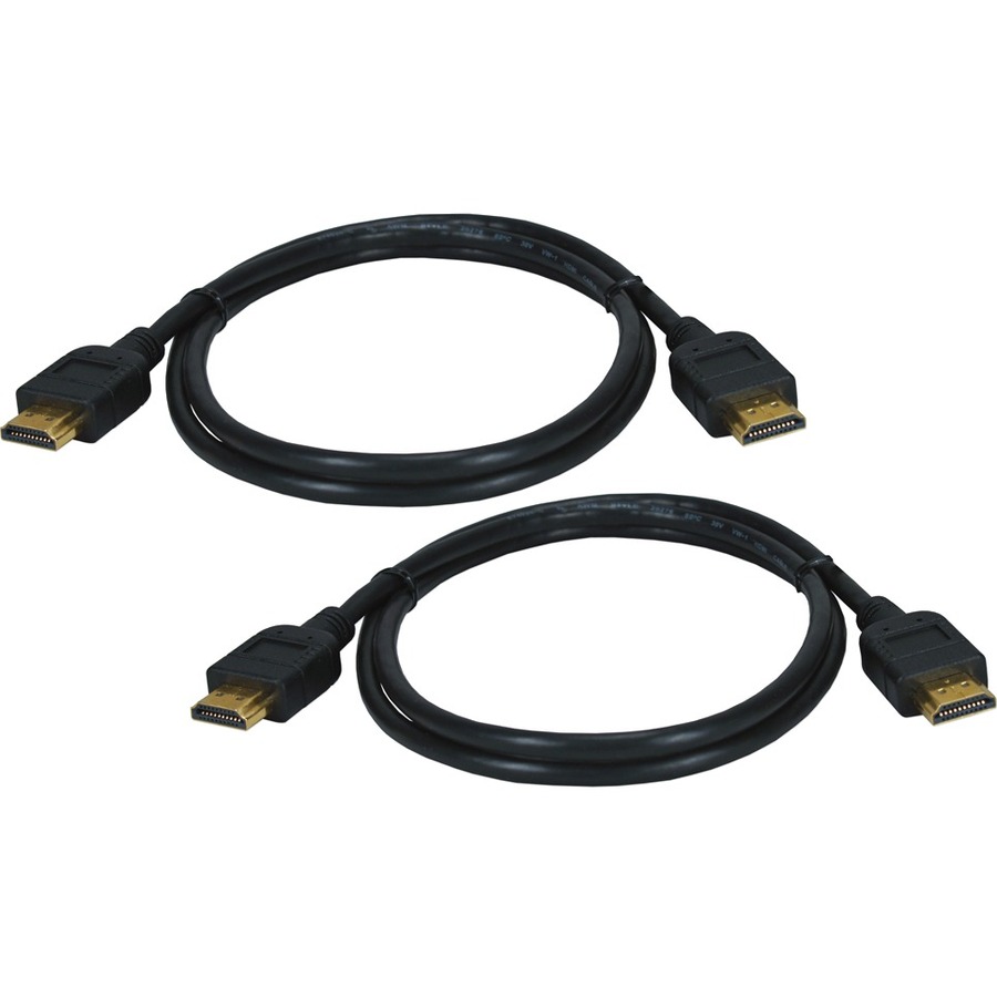 QVS 2-Pack 1.5-Meter High Speed HDMI UltraHD 4K Blu-ray HDTV Cables