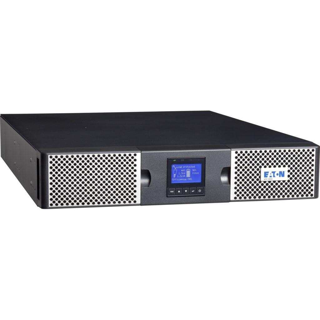 Eaton 9PX 2200VA 2000W 208V Online Double-Conversion UPS - L6-20P, 8 C13, 2 C19 Outlets, Cybersecure Network Card Option, Extended Run, 2U Rack/Tower - Battery Backup