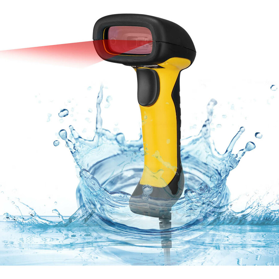 Adesso NuScan 2400U Waterproof Handheld CCD Barcode Scanner