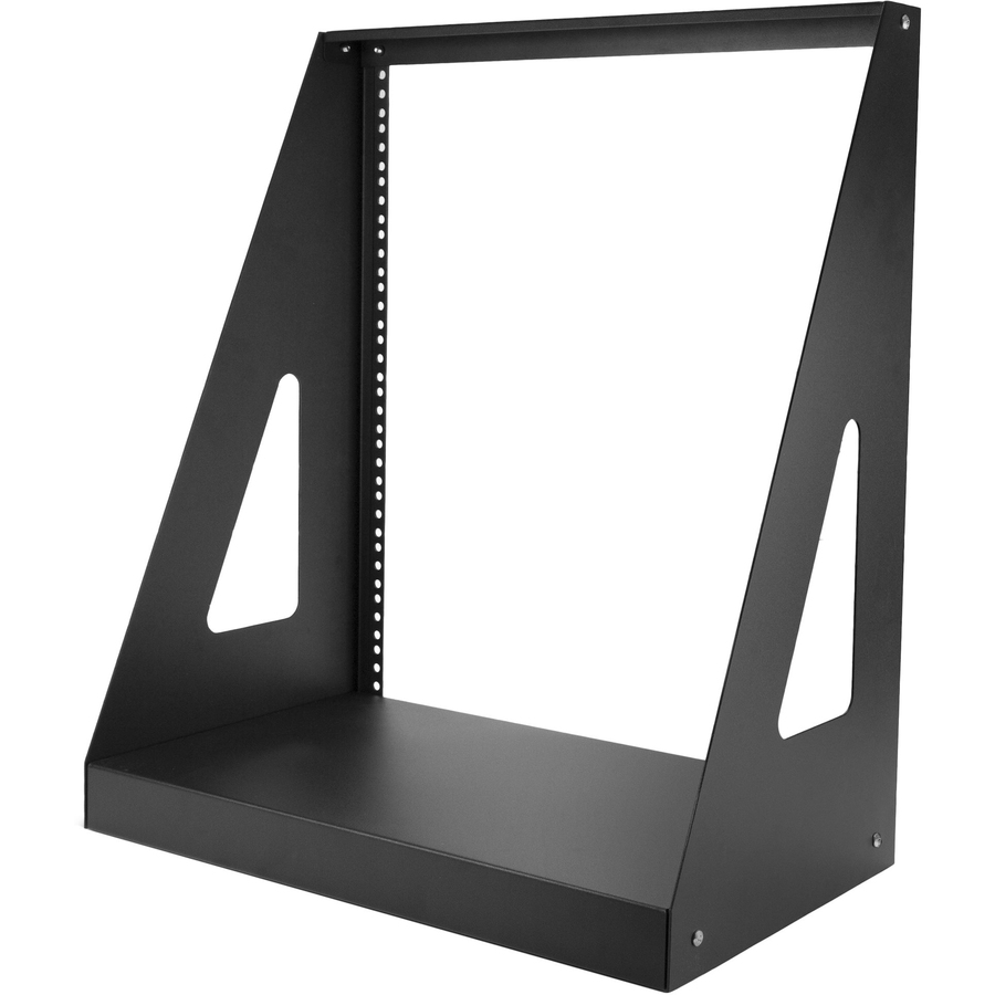 StarTech.com 2-Post 12U Heavy-Duty Desktop Server Rack, Small Open Frame 19in Network Rack for Home/Office IT Equipment, TAA Compliant