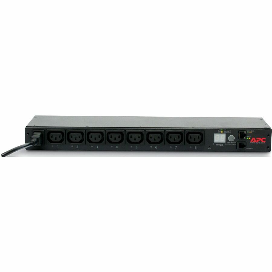 APC by Schneider Electric Rack PDU, Switched, 1U, 12A/208V, 10A/230V, (8)C13