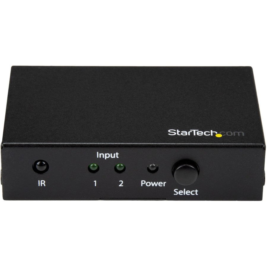 StarTech.com 2 Port HDMI Switch - 4K 60Hz - Supports HDCP - IR - HDMI Selector - HDMI Multiport Video Switcher - HDMI Switcher