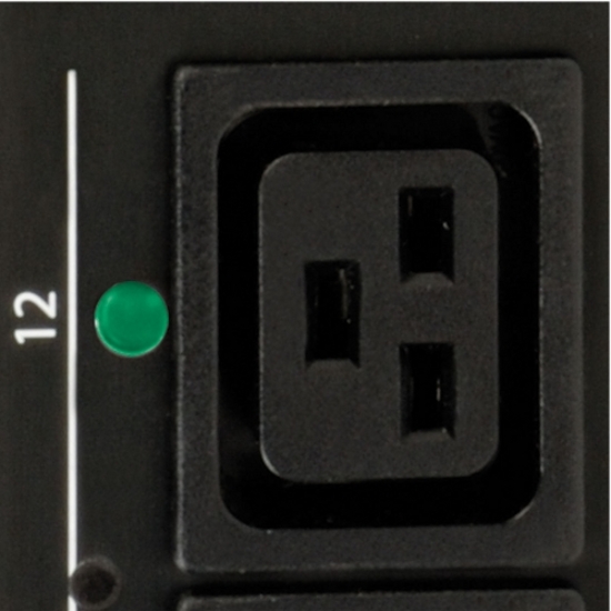 Eaton 5.5kW Single-Phase Switched PDU, Outlet Monitoring, 208/230V Outlets (20 C13 & 4 C19), 0U, LX Interface, TAA