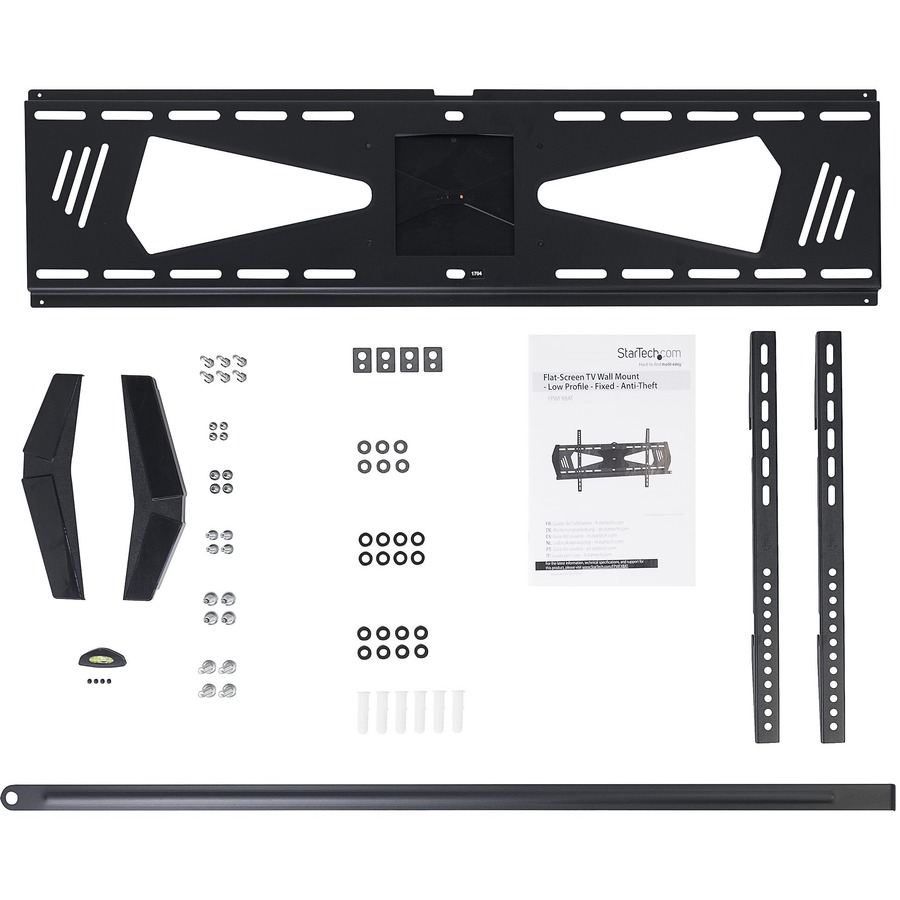 StarTech.com Low Profile TV Mount - Fixed - Anti-Theft - Flat Screen TV Wall Mount for 37