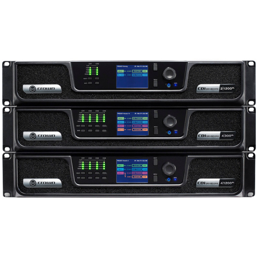 Crown CDi DriveCore 4|600BL Amplifier - 2400 W RMS - 4 Channel