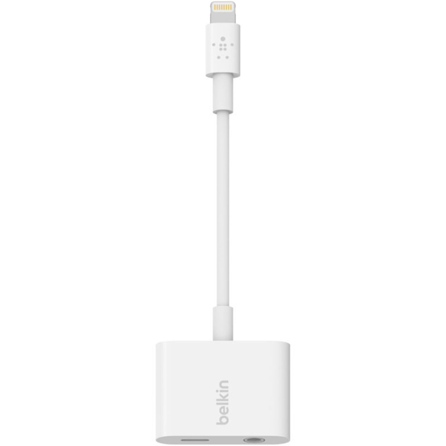 Belkin 3.5 mm Audio and Charge for iPhone and iPad Lightning Adapter