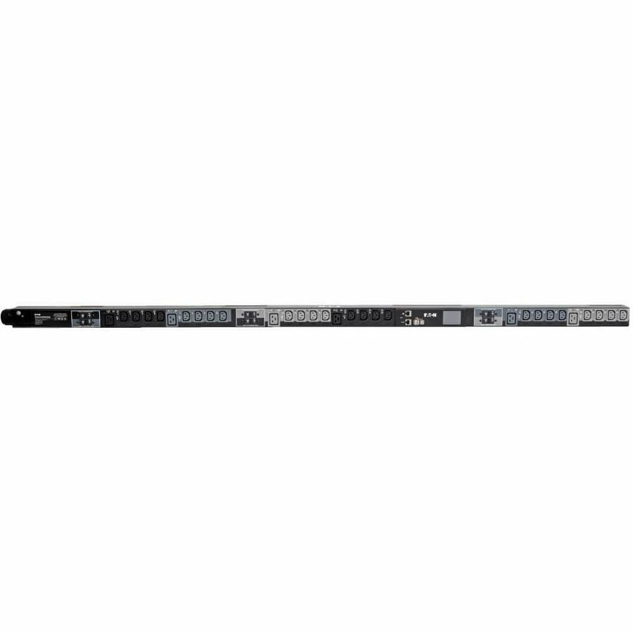 Eaton 23kW 220-240V 3PH Switched PDU - LX Interface, Gigabit, 30 Outlets, IEC 309 32A Red 380-415V Input, LCD, 1.8 m Cord, 0U 1.8 m Height, TAA