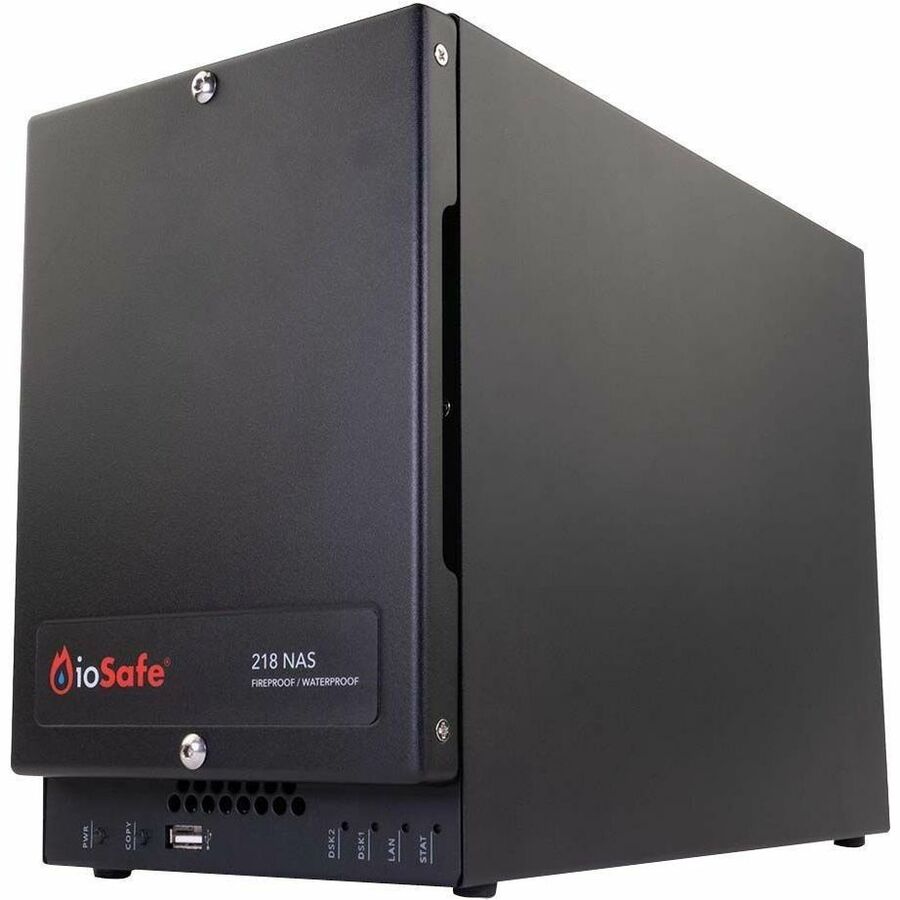 ioSafe 218 SAN/NAS Server with NAS Hard Drives