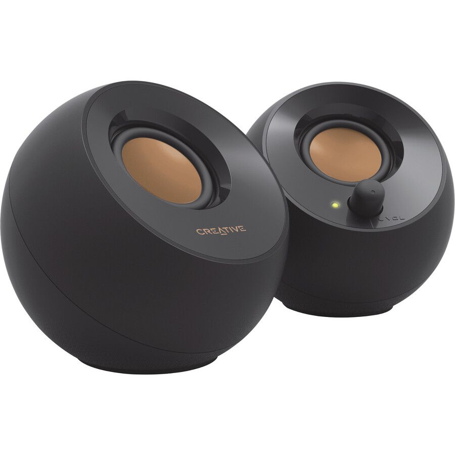 Creative Pebble 2.0 Speaker System - 4.40 W RMS - Black